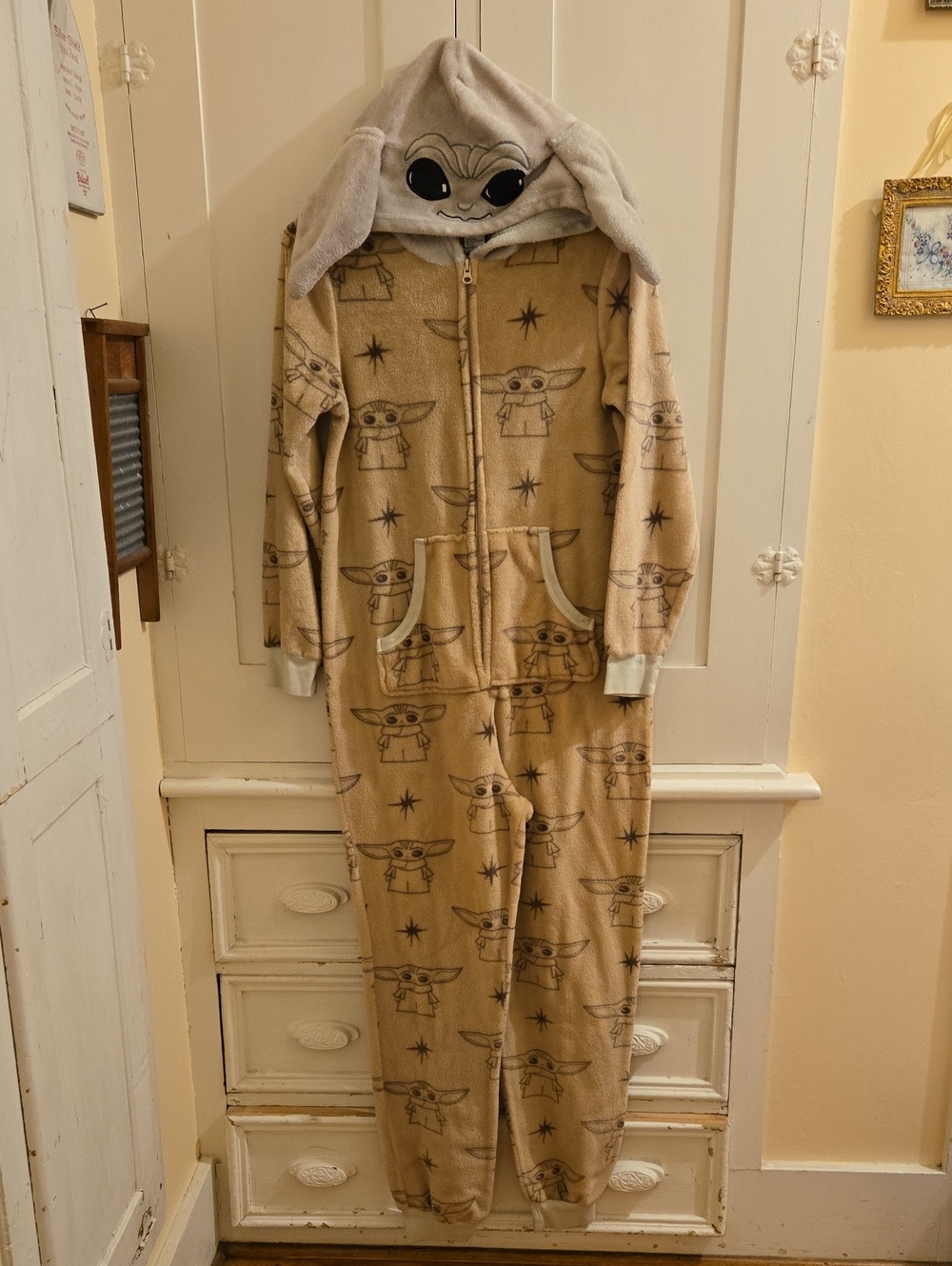 Star Wars Fleece Yoda Pjs/costume Sz S (4-6)